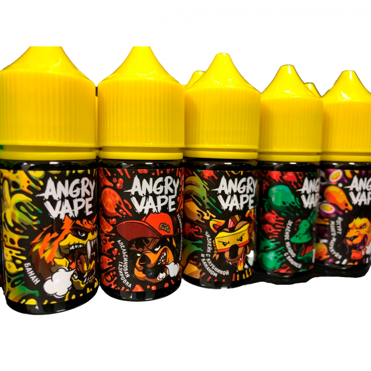 Жидкость Angry Vape Strong Ultra Salt - Жаба Анжела (грейпфрут с малиной) 30 мл (20 Ultra)