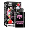 (М) Одноразовая электронная сигарета Duft 1000 - Strawberry Milkshake (Клубничный Милкшейк)