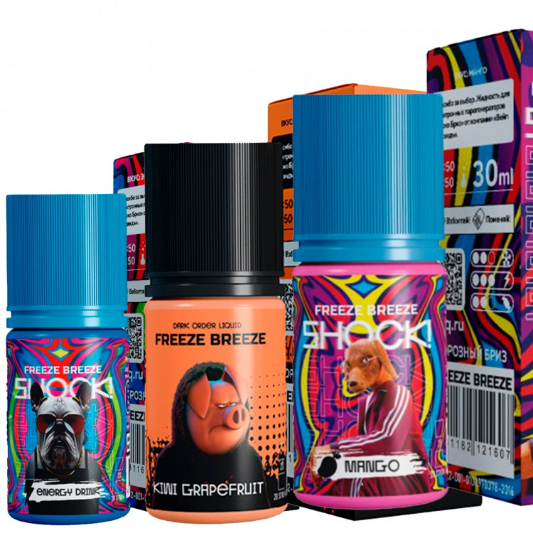 Жидкость Freeze Breeze Strong Salt Ultra - Kiwi Apple (Киви яблоко) 30мл (20 Ultra)