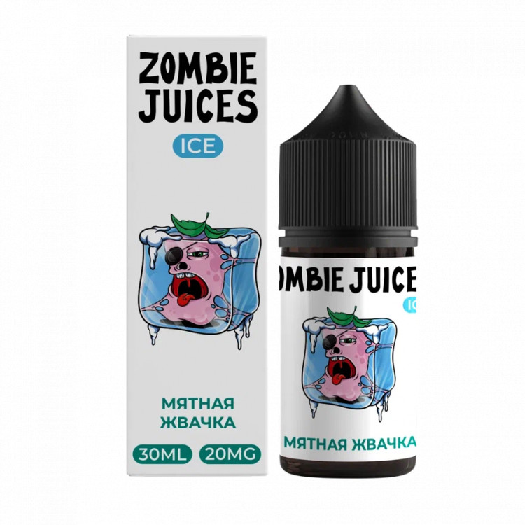 Жидкость Zombie Juices Ice Hard Hybrid Nic - Мятная жвачка 30 мл (20 Ultra)