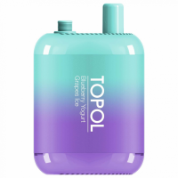 Одноразовая электронная сигарета TOPOL Gemini Bar 10000 - Blueberry Yogurn / Grapes Ice (Черничный йогурт / Виноград со льдом)
