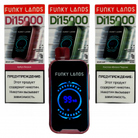 Одноразовая электронная сигарета Funky Lands Di 15000 - Черная Смородина Виноград Лед
