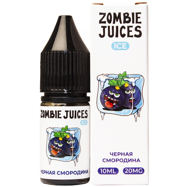 Жидкость Zombie Juices Ice Salt - Черная смородина 10 мл (20 мг)