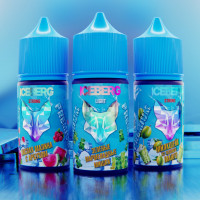 Жидкость Iceberg Light Premium Salt - Черная смородина с клюквой 30 мл (20 мг)