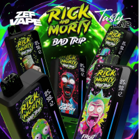 Одноразовая электронная сигарета Rick and Morty Bad Trip 25 000 тяг - Арбуз Малина