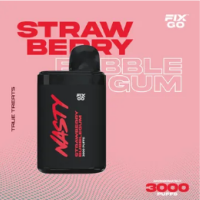 Одноразовая электронная сигарета Nasty Fix & Go (3000) - Strawberry Bubblegum (Клубничная жвачка)