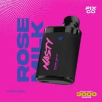 Одноразовая электронная сигарета Nasty Fix & Go (3000) - Rose Milk (Розовый милкшейк)