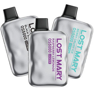 Одноразовая электронная сигарета Lost Mary OS 5000 - Green Grape Ice ( Зеленый Виноградный Лед)